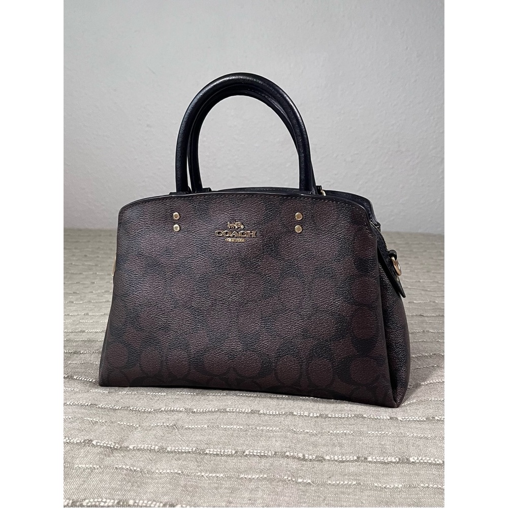 COACH Mini Lillie Carryall With Signature Canvas Detail